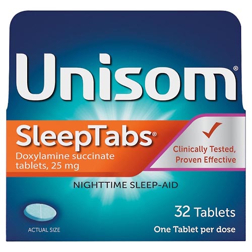 Image for Unisom Nighttime Sleep-Aid, 25 mg, Tablets,32ea from CENTRAL CITY FAMILY PHARMACY