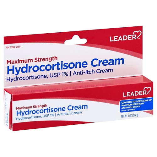 Image for Leader Hydrocortisone Cream, Maximum Strength,1oz from CENTRAL CITY FAMILY PHARMACY