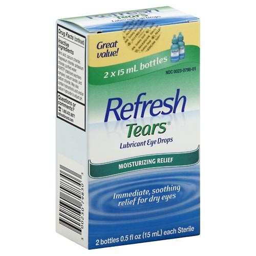 Image for Refresh Lubricant Eye Drops, Moisturizing Relief,2ea from CENTRAL CITY FAMILY PHARMACY
