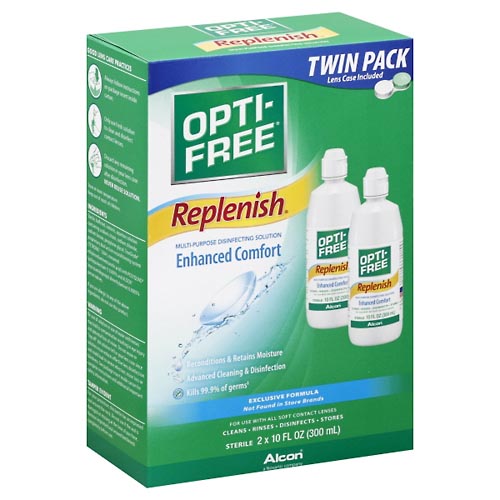 Image for Opti Free Disinfecting Solution, Multi-Purpose, Twin Pack,2ea from CENTRAL CITY FAMILY PHARMACY